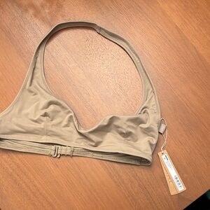 SKIMS Light Tan Scoop Bikini Top